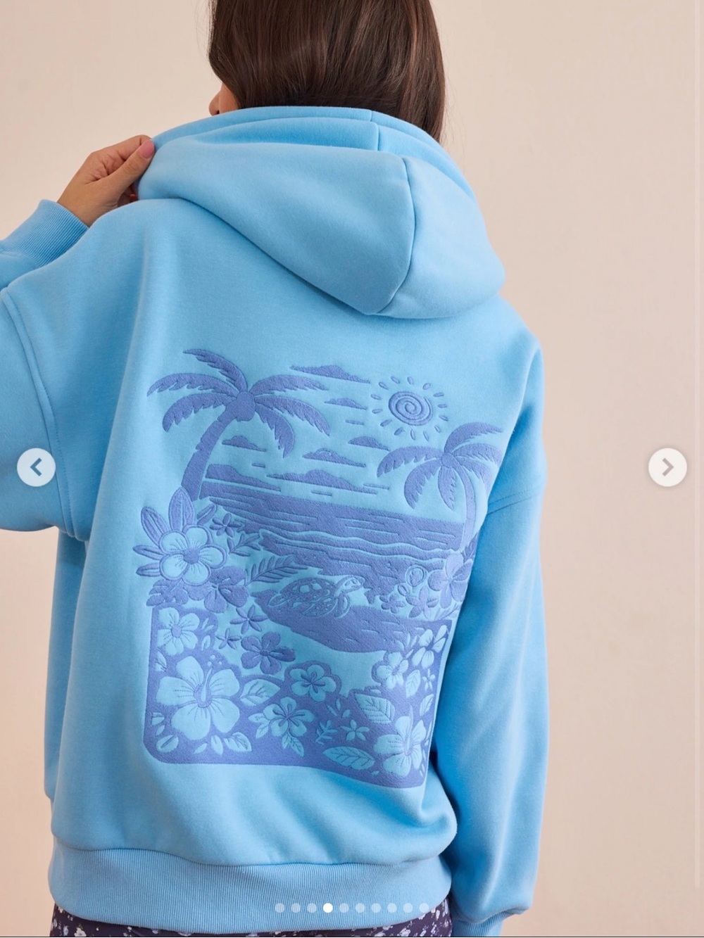 AS Revival Light Blue Hooded Pullover